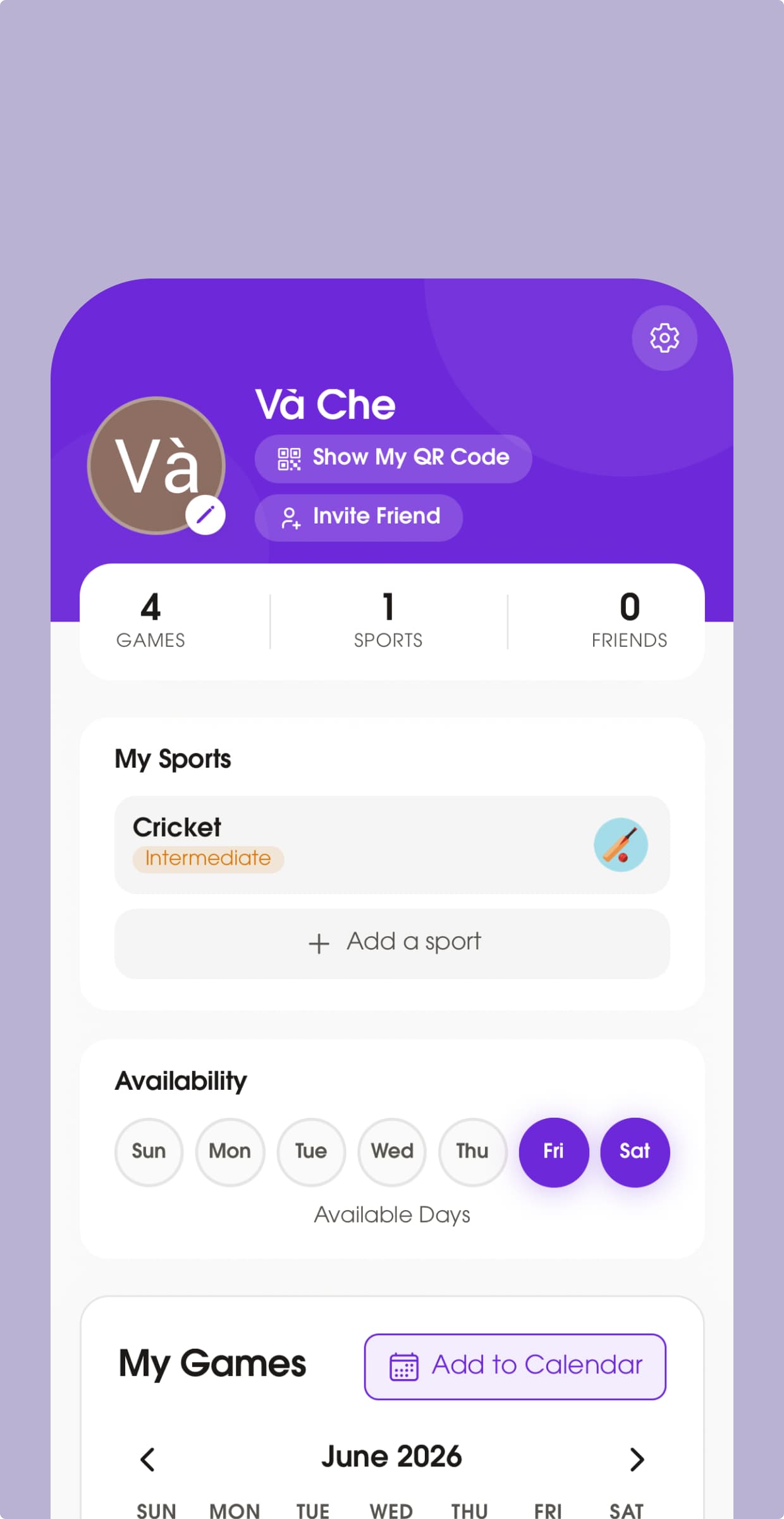 My Profile